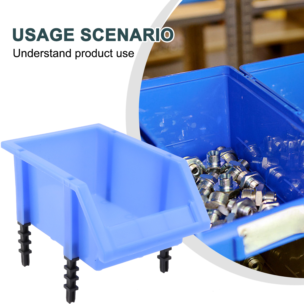 Workshop Tools Classification - กล่องเก็บชิ้นส่วนฮาร์ดแวร์พลาสติกแบบซ้อนกันได้ 1 ชิ้น สำหรับจัดเก็บสกรูและอุปกรณ์ในกล่องเครื่องมือ ชั้นวางสินค้าในโรงงาน
