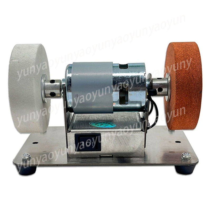 Workshop Tools Knife Sharpener - เครื่องเจียรแบบสองล้อสำหรับใช้ในบ้าน เหมาะสำหรับงานขัด เจียร ลับคม และบำรุงรักษา มีด