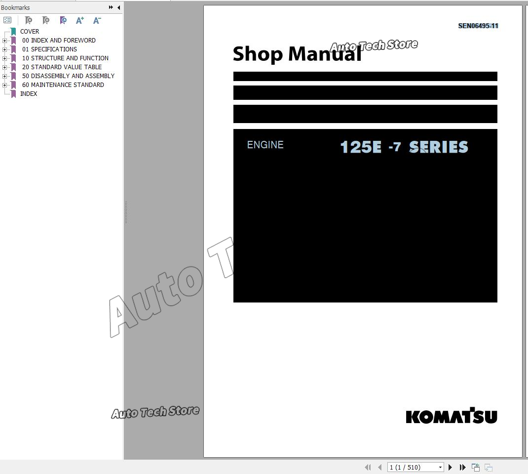 Workshop Tools Pdf - คู่มือการใช้งานเครื่องยนต์ดีเซลโคมัตสึ ปี 2024 รูปแบบไฟล์ PDF ขนาด