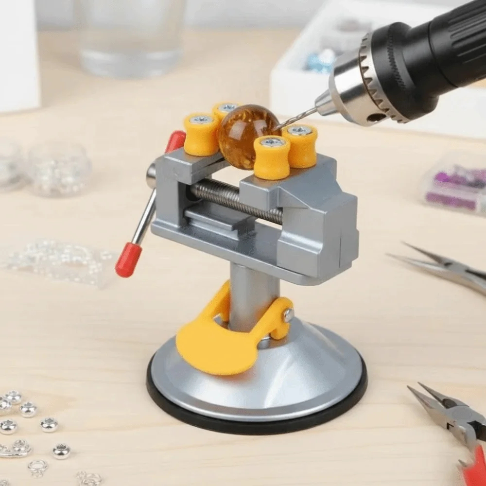 Drill Press Bench - ขาตั้งเครื่องมือช่างแบบหมุนได้ สำหรับงานเจาะ งานแกะสลัก และงานทั่วไป ปรับระดับได้
