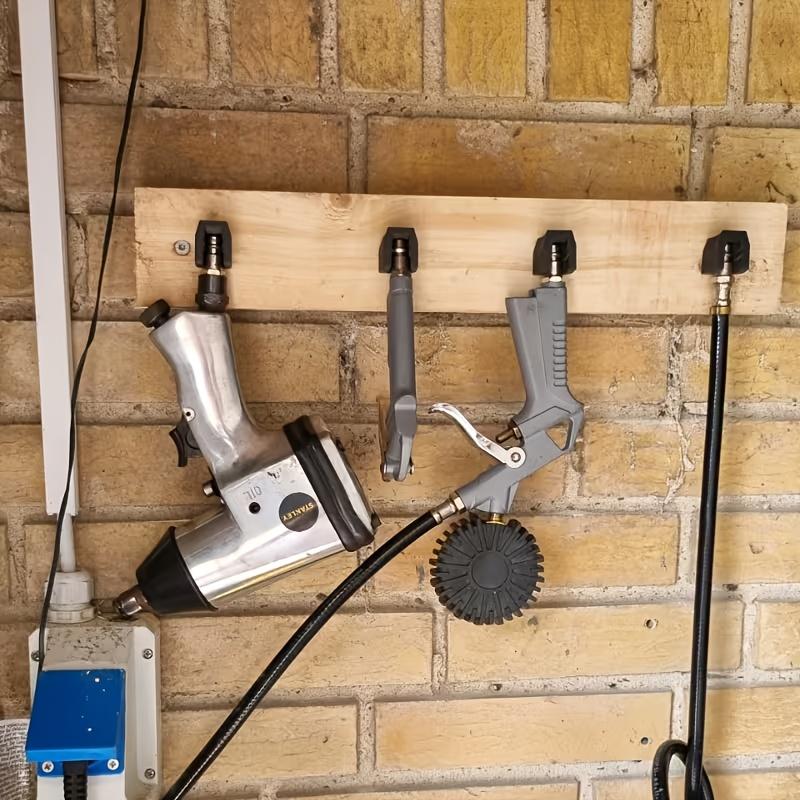 Workshop Tools Organizer - ชุดที่แขวนเครื่องมือลมแบบติดผนัง 4 ชิ้น ผลิตด้วยเทคโนโลยี 3 มิติ