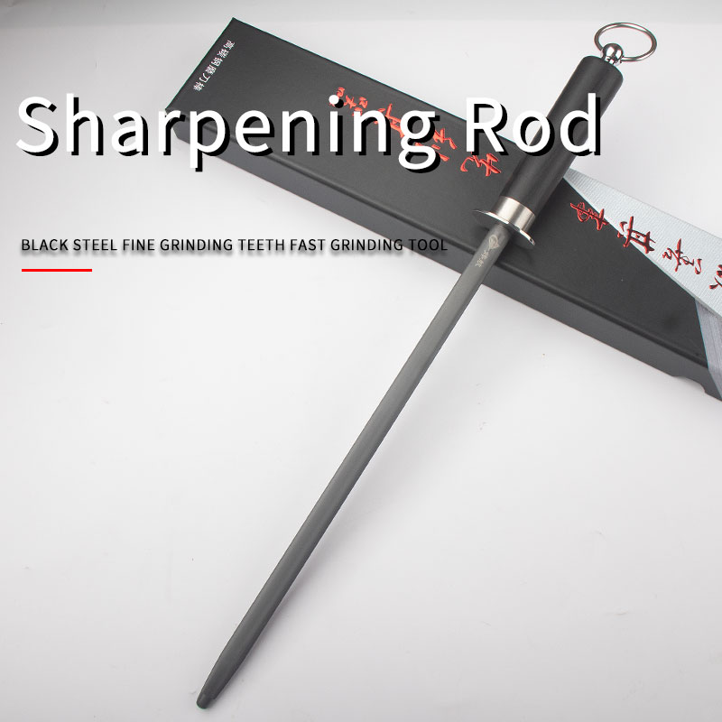 Workshop Tools Knife Sharpener - แท่งเหล็กทังสเตนเกรดเชิงพาณิชย์สำหรับลับคมมีด 17 นิ้ว ป้องกันการลื่น ใช้งานได้ระดับมืออาชีพ สำหรับใช้ในบ้านและโรงงาน