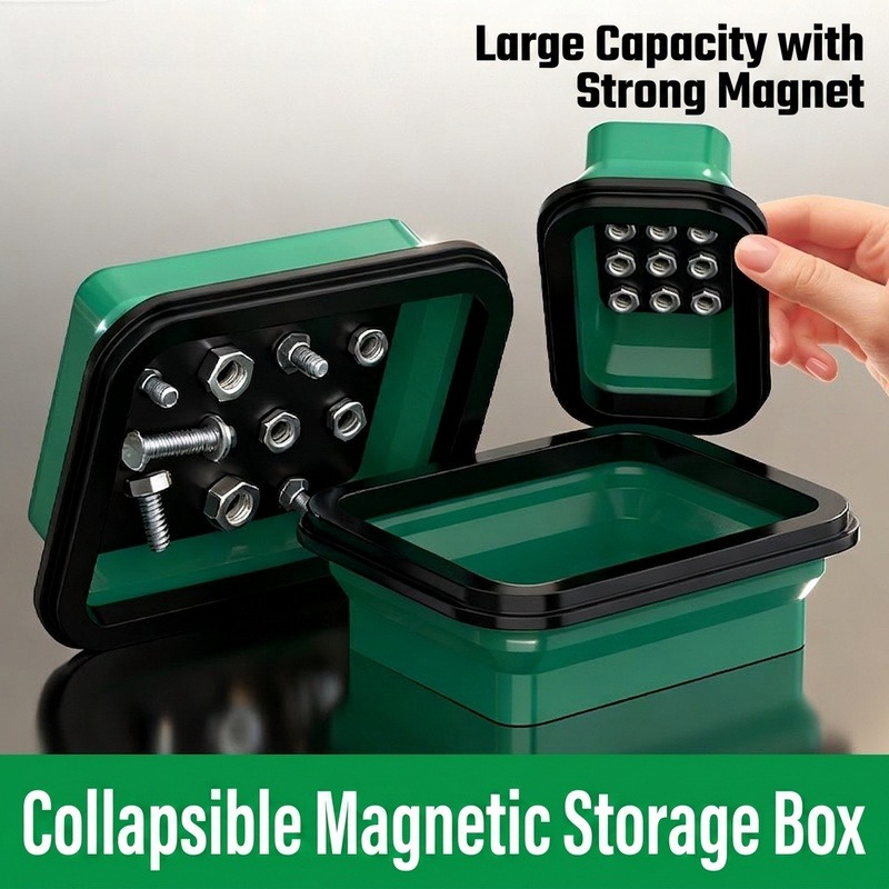 แผ่นแม่เหล็กเจาะรูสำหรับติดผนั - Magnetic Parts Tray บทวิจารณ์และราคา