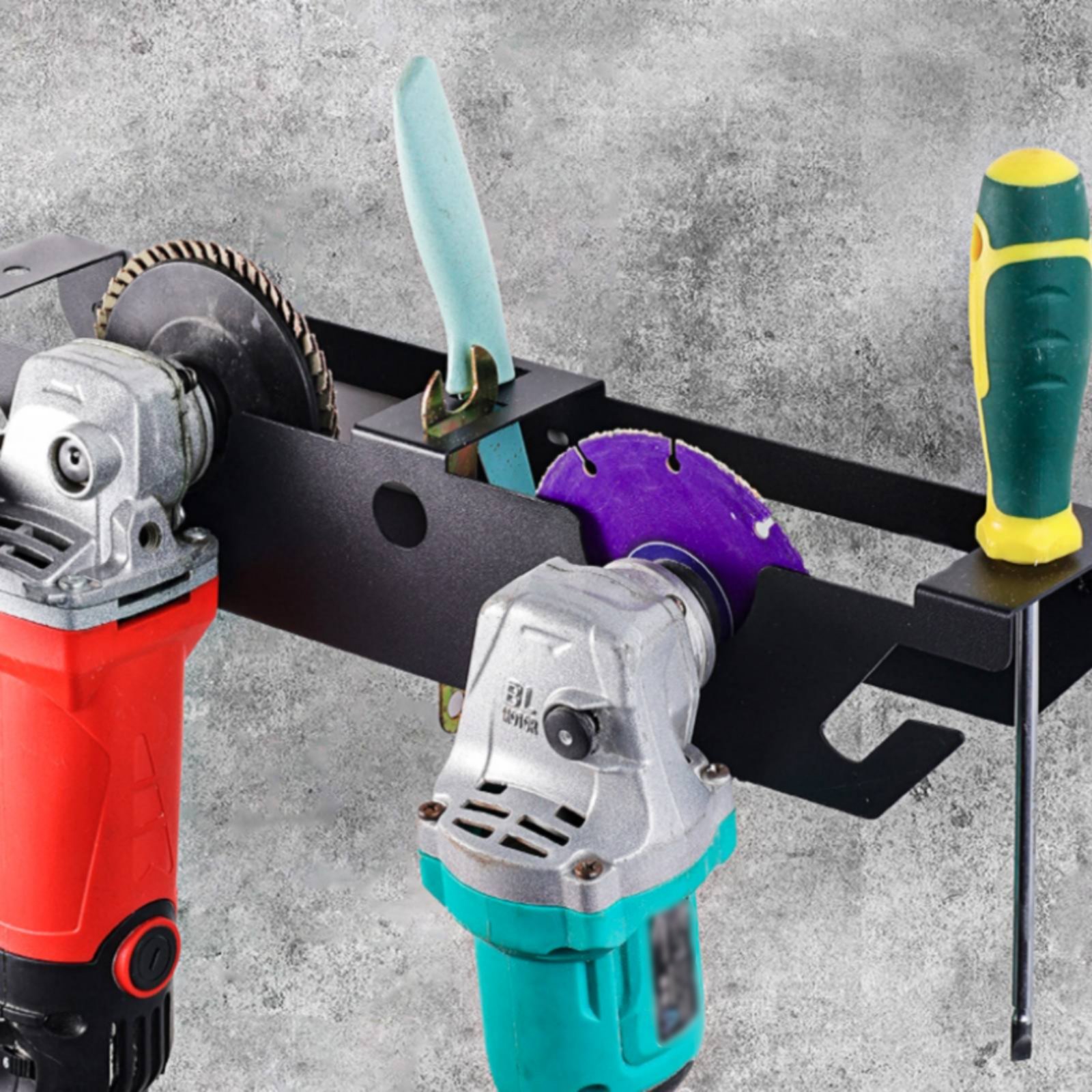 ชั้นวางเครื่องเจียร 4 ช่อง แบบ - Workshop Tools Organizer บทวิจารณ์และราคา