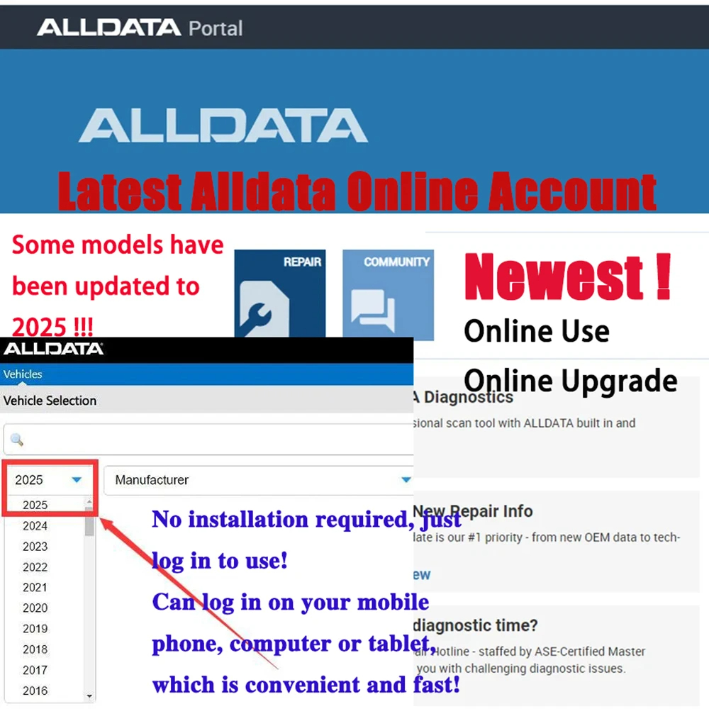 ซอฟต์แวร์ Alldata CAR Data ปี  - Workshop Tools Diagram บทวิจารณ์และราคา