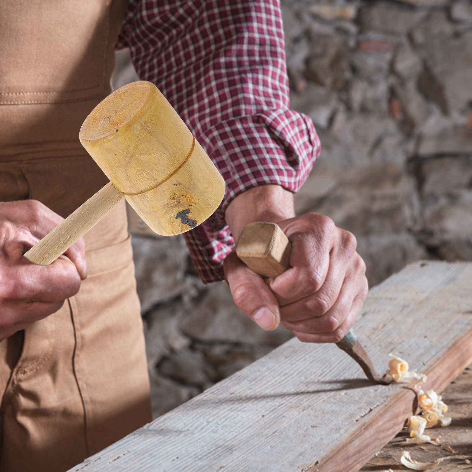 ค้อนไม้โรสวูดคุณภาพพรีเมียม ค้ - Mallet Wood Carving บทวิจารณ์และราคา